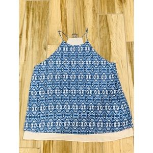 Anthropologie Paper crane sleeveless blouse